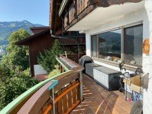 Balkon nach S�den EG. Ein Haus in Top Lage 
in Immenstadt im Allg�u 
mit unverbaubarem Blick in die Berge!