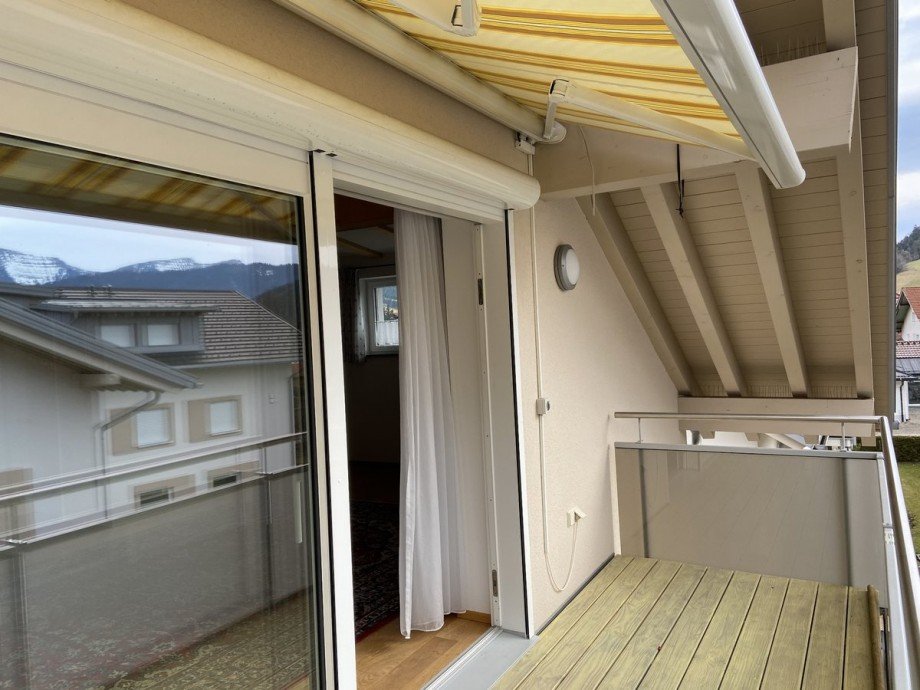 S�d Balkon Dachgeschosswohnung Oberstaufen