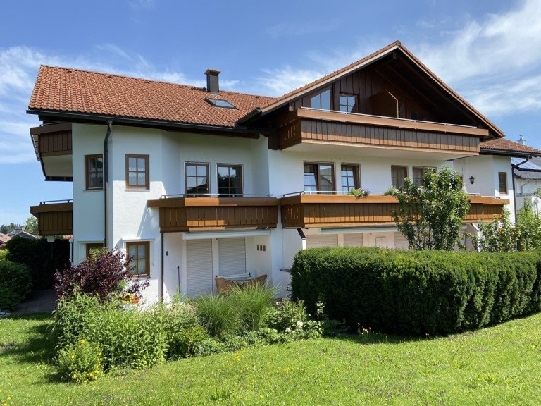 S�d - Ansicht Weiler-Simmerberg Etagenwohnung RUHIGE, HELLE 2 - ZIMMER - ETW IM ALLG�U