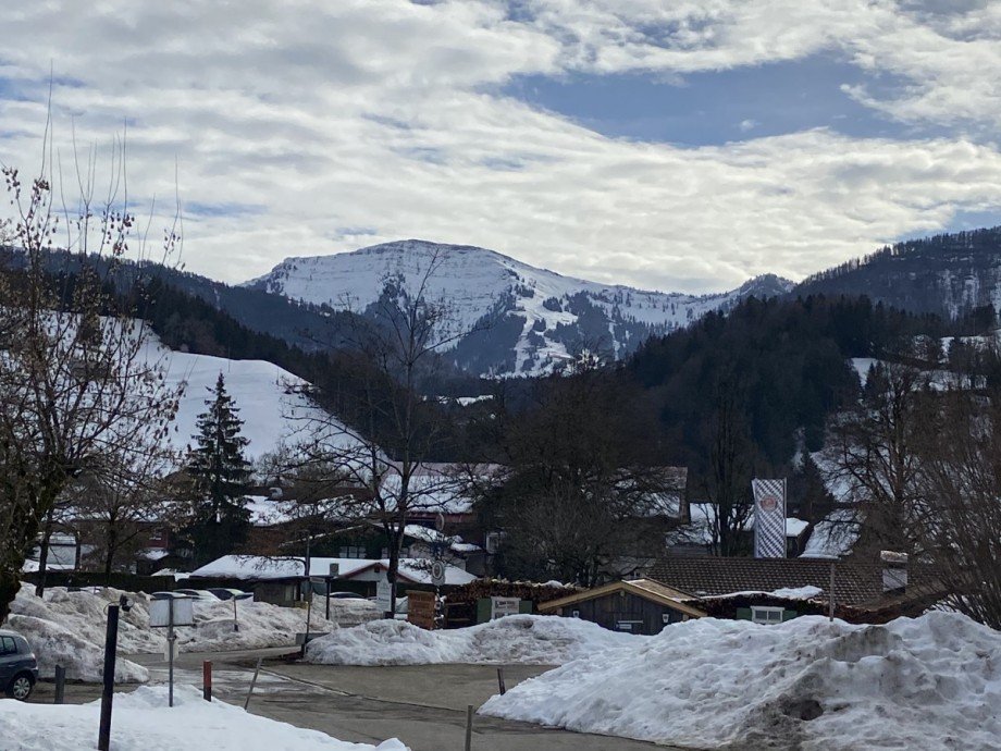 Ausblich vom Grundst�ck Etagenwohnung Oberstaufen Wei�ach