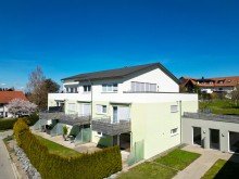 Hausansicht Exklusive Erdgeschosswohnung mit Sonnenterrasse in Simmerberg im Allg�u - modern und barrierefrei