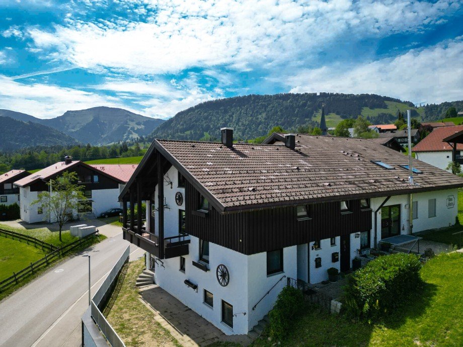 Hausansicht Maisonettewohnung Oberstaufen / Steibis