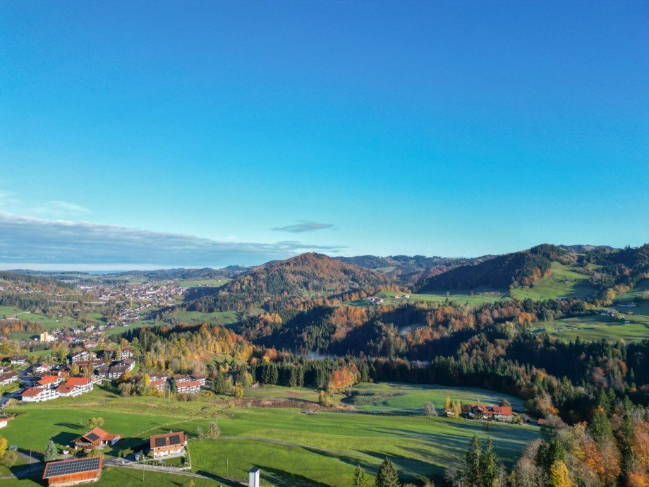 Landschaft in Steibis Maisonettewohnung Oberstaufen / Steibis