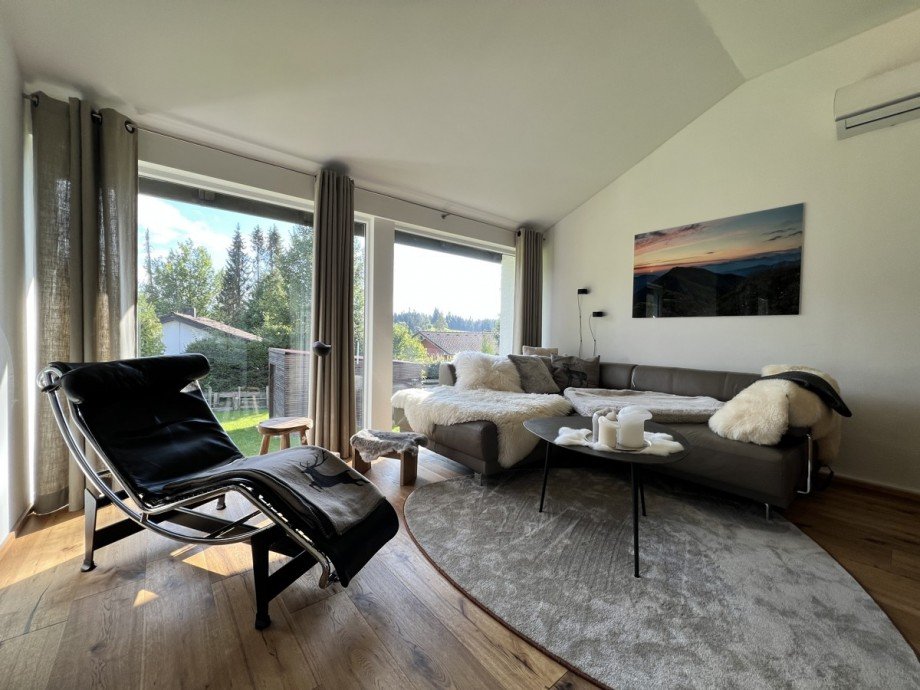 Wohnzimmer Ferienhaus Oberstaufen / Eibele