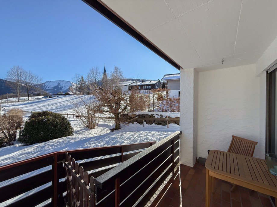 Balkon Etagenwohnung Oberstaufen / Steibis