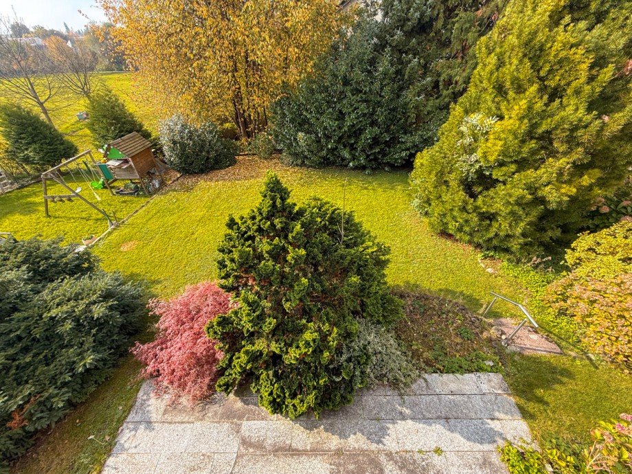 Garten Vogelperspektive Reihenendhaus Lindau (Bodensee)