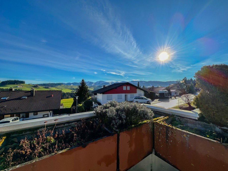 Ausblick Etagenwohnung Oberreute