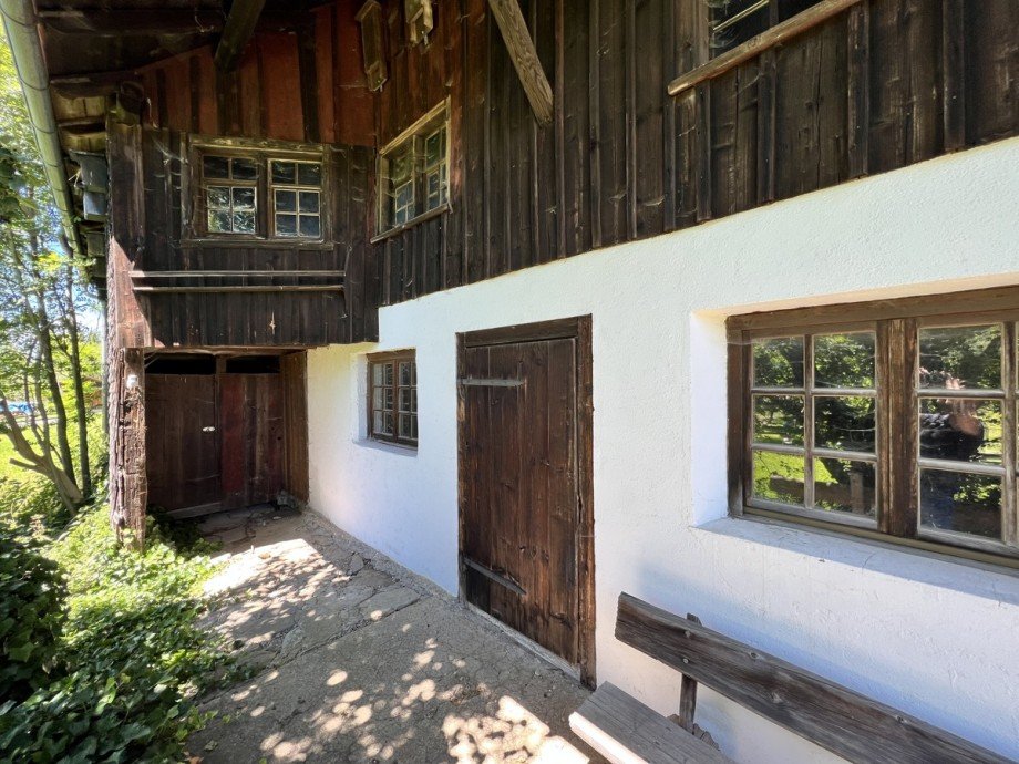 Zugang EG und Terrasse Bauernhaus Missen-Wilhams / Wiederhofen