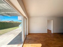Terrasse / Wohnbereich Exklusive Erdgeschosswohnung mit Sonnenterrasse in Simmerberg im Allg�u - modern und barrierefrei