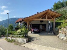 Doppelgarage mit Carport Ein Haus in Top Lage 
in Immenstadt im Allg�u 
mit unverbaubarem Blick in die Berge!