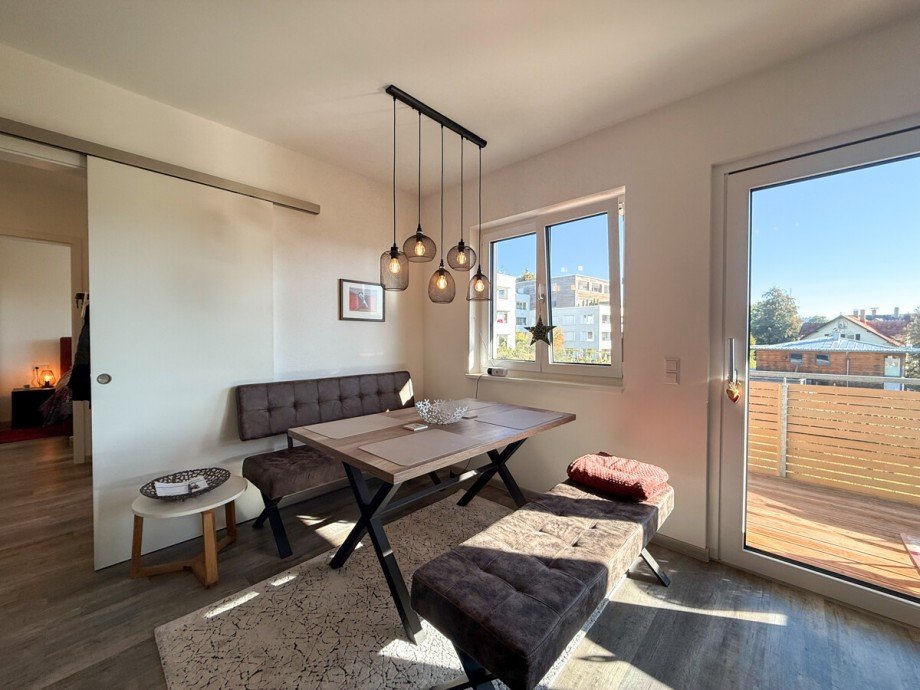 Wohn/Esszimmer Etagenwohnung Lindenberg im Allg�u