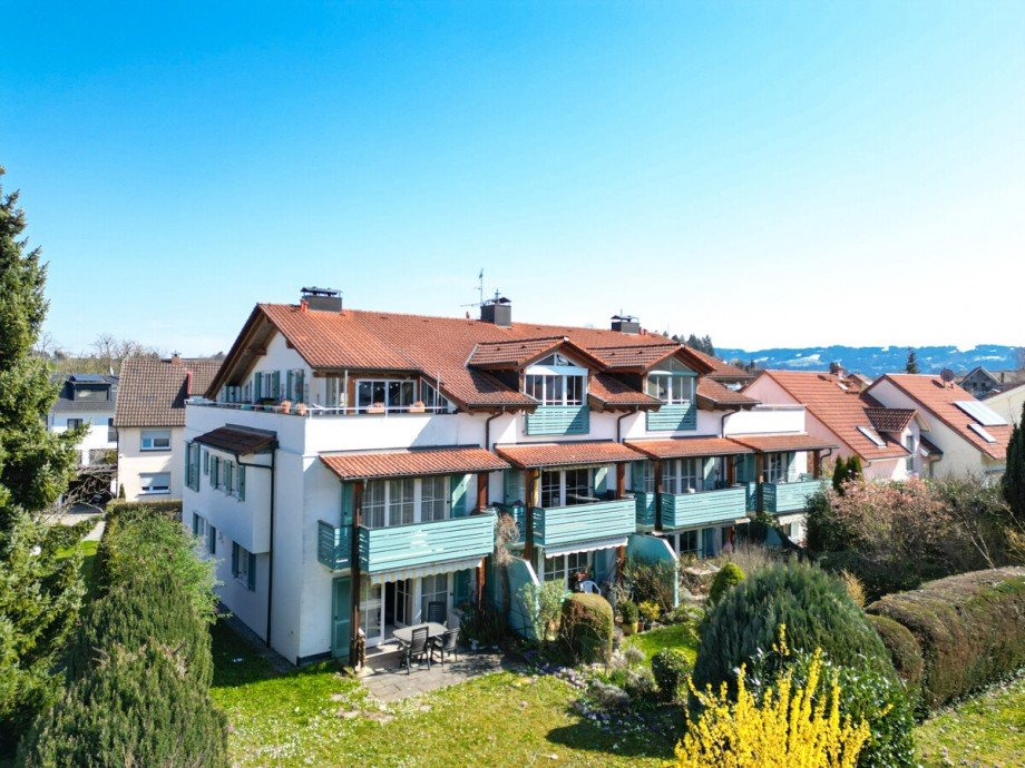 Hausansicht Maisonettewohnung Lindau