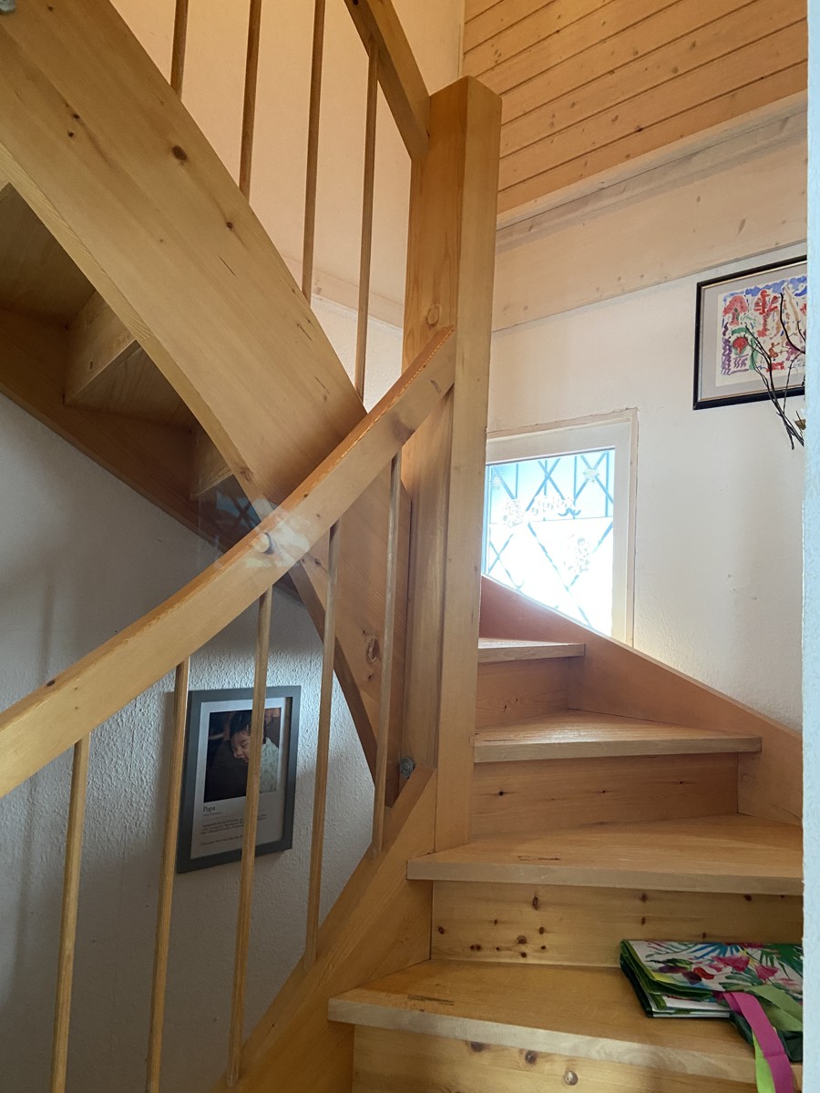Massive Holztreppe Einfamilienhaus Oberreute