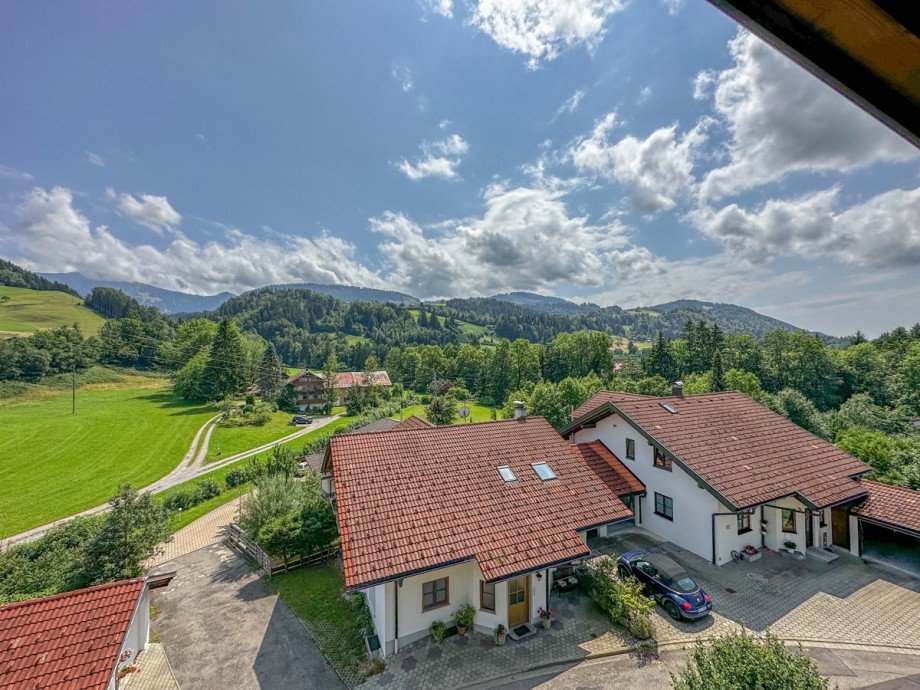Balkonausblick Etagenwohnung Oberstaufen / Wei�ach