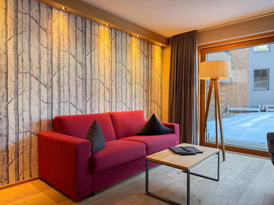 Wohnzimmer Etagenwohnung Oberstaufen