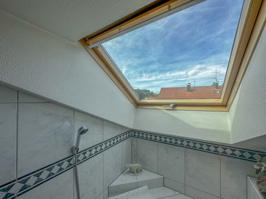 Badezimmer Dachgeschosswohnung Oberstaufen