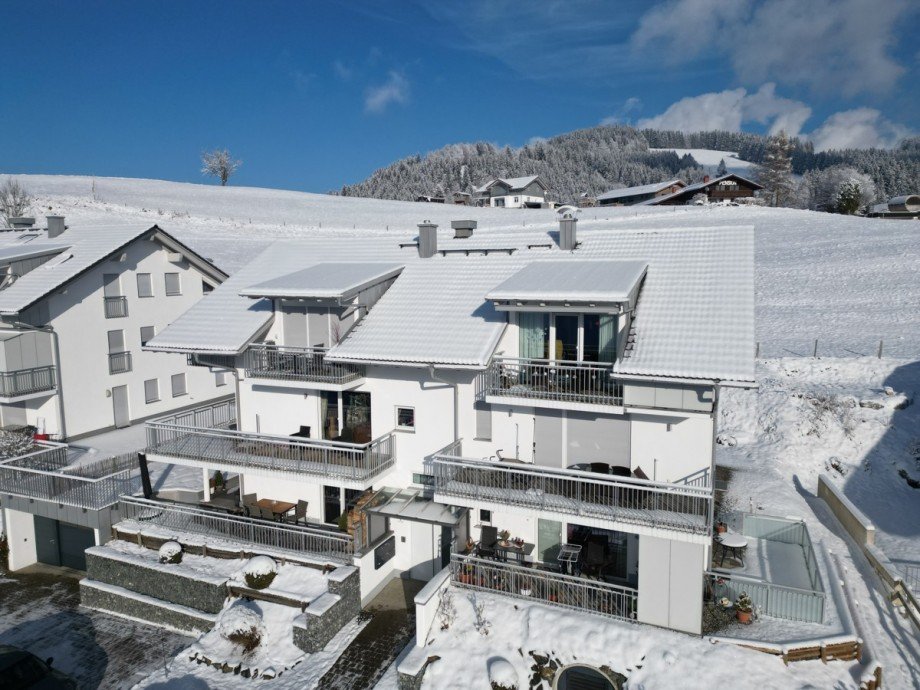 Hausansicht Dachgeschosswohnung Oberstaufen / Kalzhofen