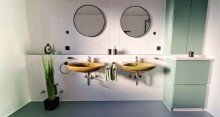 Badezimmer Einfamilienhaus mit Einliegerwohnung 
in sonniger Ortsrandlage 
von Heimenkirch / Allg�u