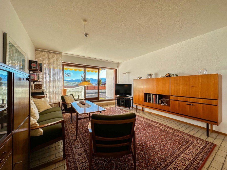 Wohnzimmer Etagenwohnung Oberreute