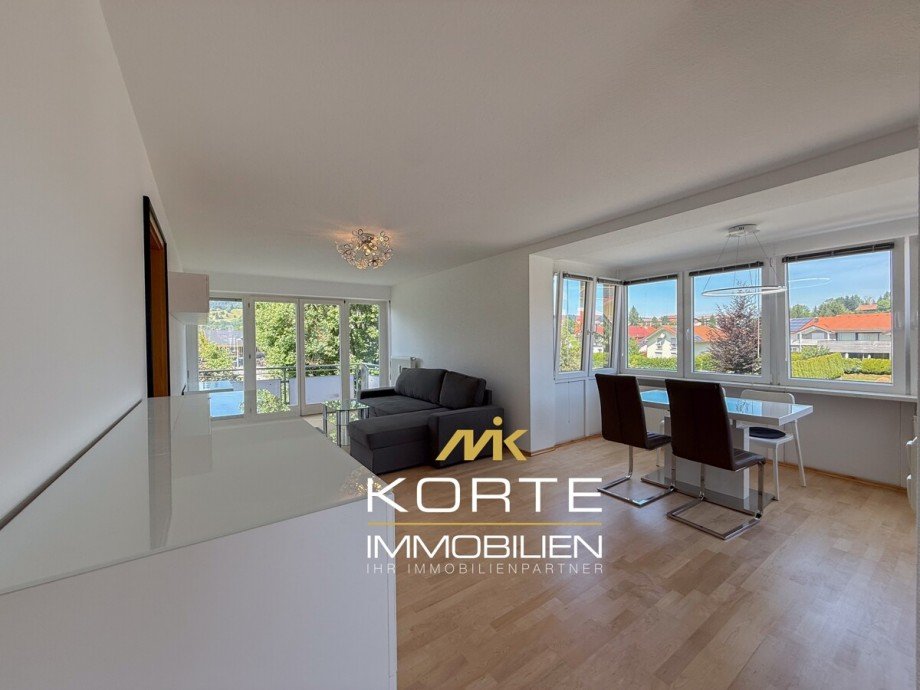 Wohnzimmer Etagenwohnung Oberstaufen