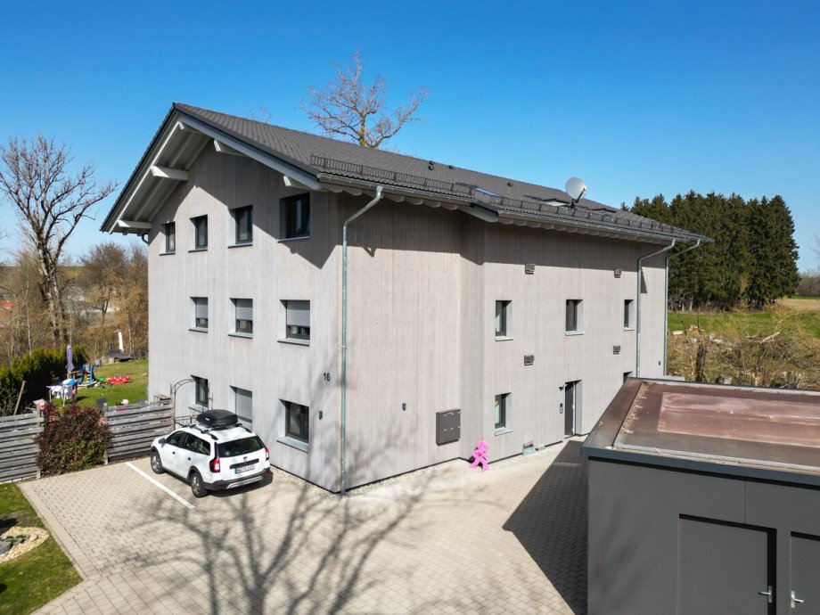 Hausansicht Erdgeschosswohnung Opfenbach