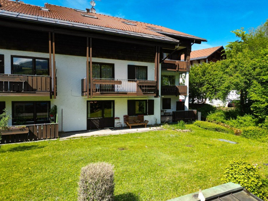Terrasse Erdgeschosswohnung Oberstaufen-Weissach