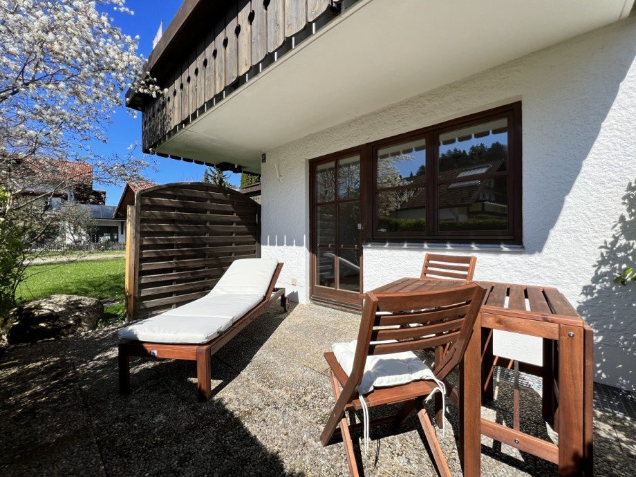 S�d West Terrasse Erdgeschosswohnung Oberstaufen