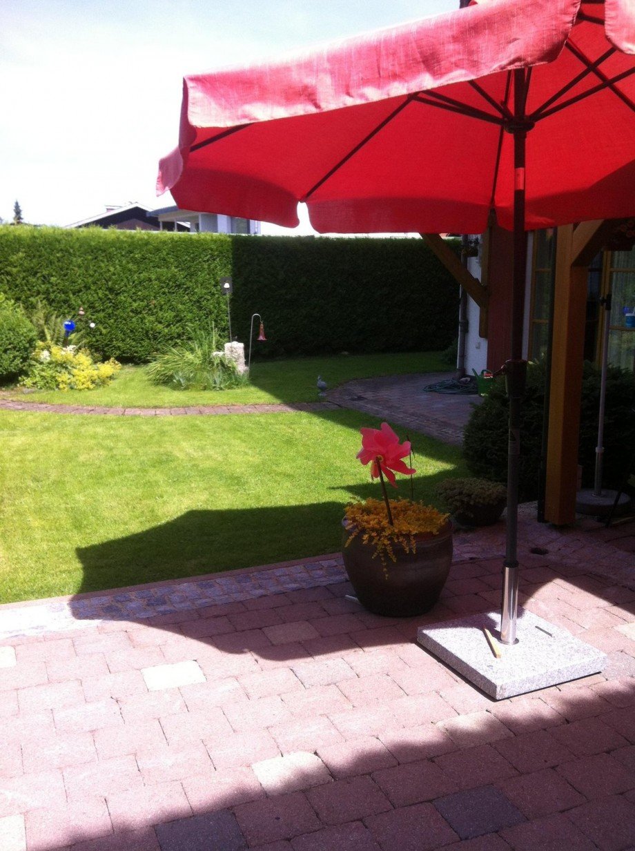 Terrasse - Garten Erdgeschosswohnung Oberstaufen