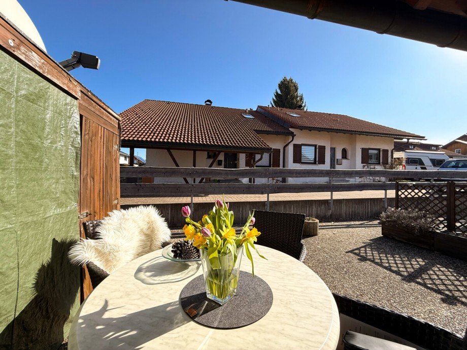 S�d-Ost Terrasse Maisonettewohnung Weiler-Simmerberg