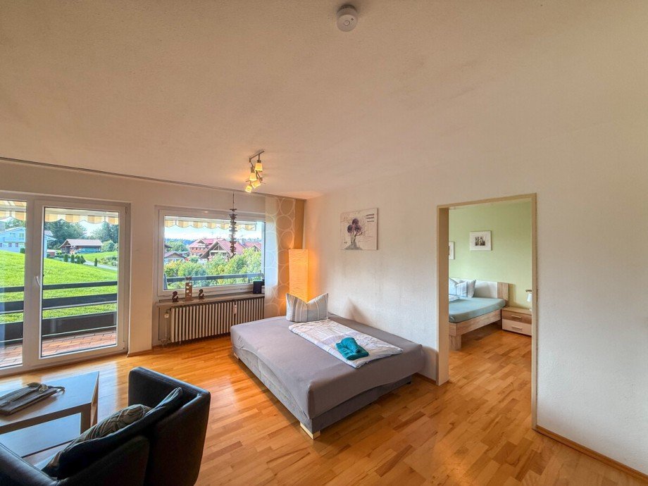 Wohnzimmer Etagenwohnung Oberstaufen / Steibis