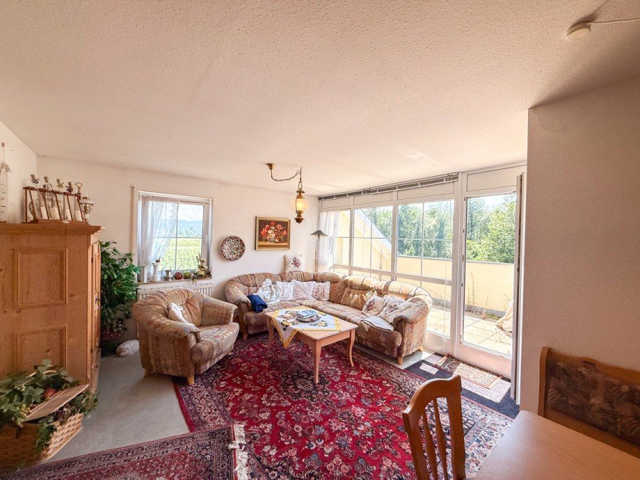 Wohn-Esszimmer Dachgeschosswohnung Wasserburg (Bodensee)