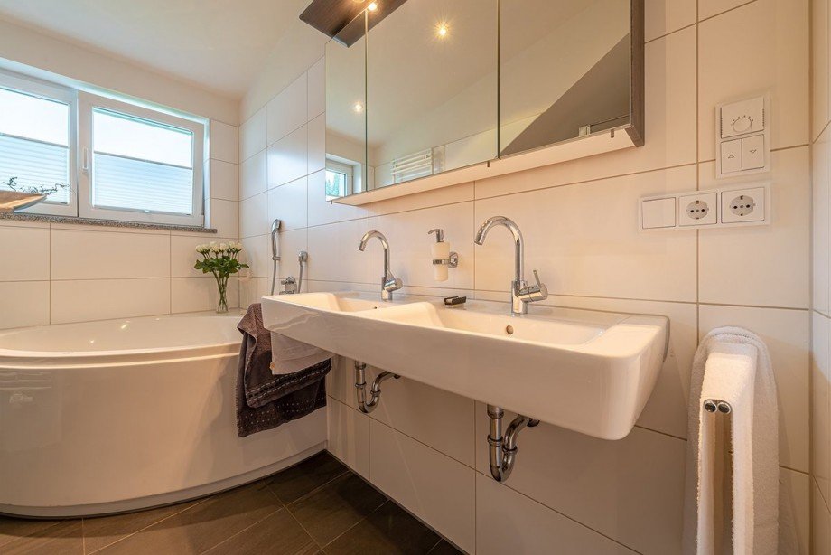 Badezimmer Dachgeschosswohnung Oberstaufen