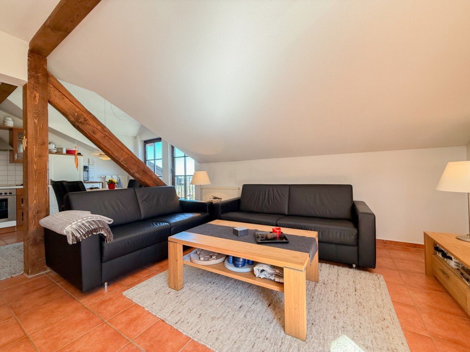 Wohnbereich Dachgeschosswohnung Oberstaufen / Steibis