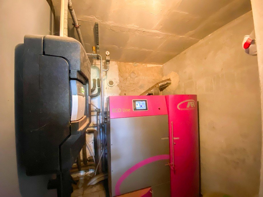 Pellet Zentralheizung Bauernhaus Stiefenhofen