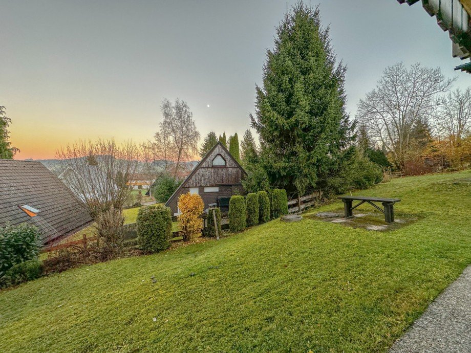 Terrasse und Garten Etagenwohnung Oberreute