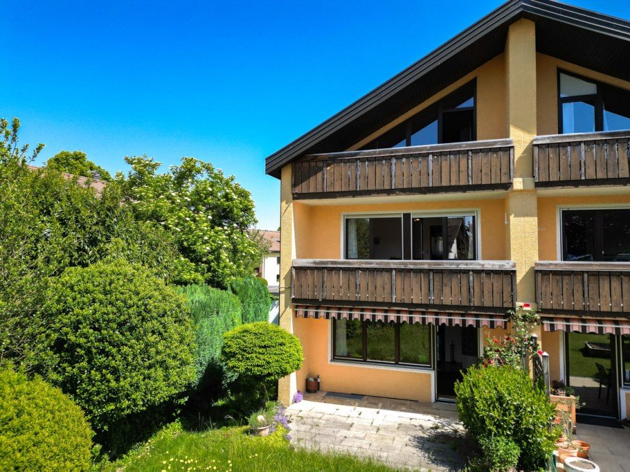 Hausansicht Doppelhaush�lfte Lindau