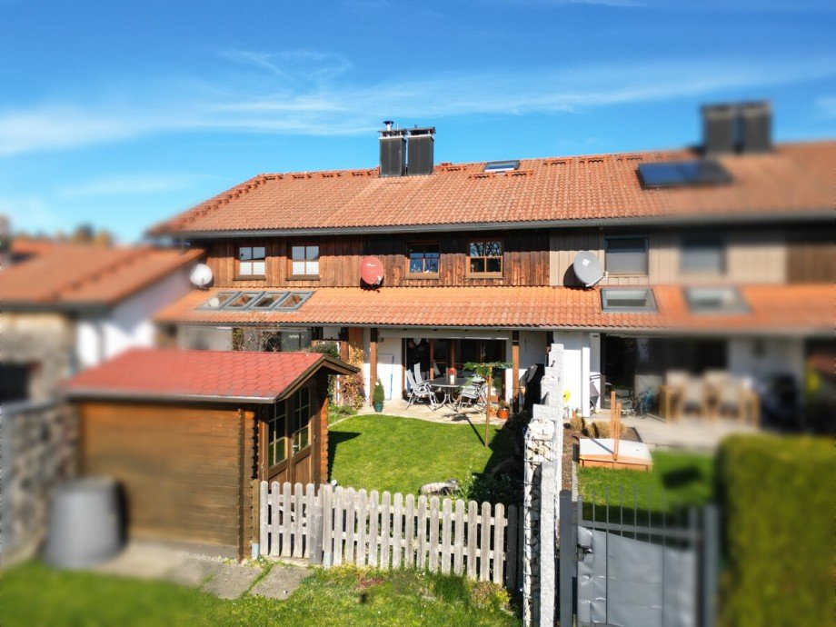 Hausansicht Garten Reihenmittelhaus Lindenberg im Allg�u / Ellgassen