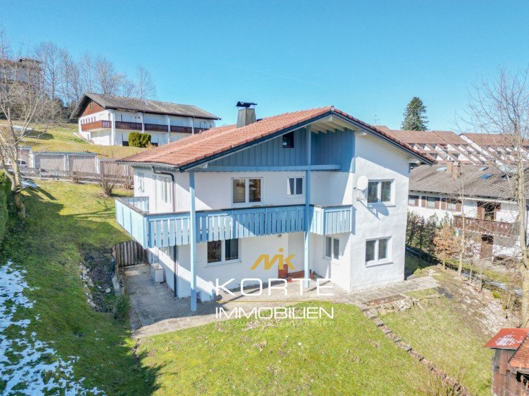 Hausansicht Oberreute Einfamilienhaus Kleines Einfamilienhaus mit PANORAMA - BERGBLICK in Oberreute im Allg�u