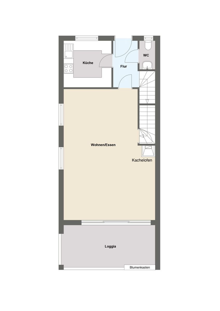 Erdgeschoss Maisonettewohnung Lindau (Bodensee)