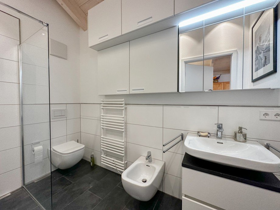 Hauptbadezimmer Dachgeschosswohnung Oberstaufen / Wiedemannsdorf
