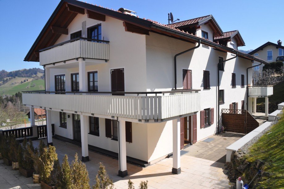 Terrasse Erdgeschosswohnung Oberstaufen / Steibis