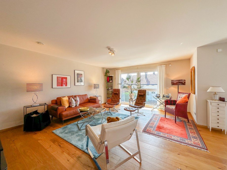 Wohnzimmer Etagenwohnung Oberstaufen