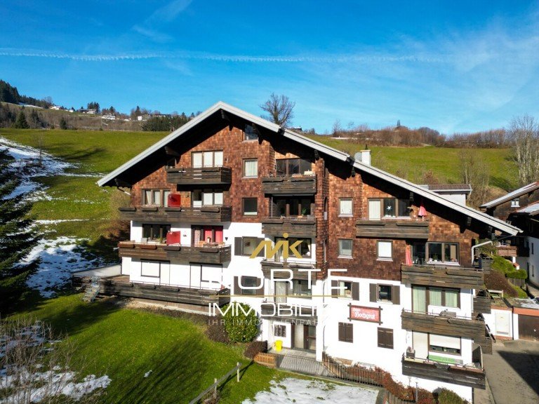 Titelbild Oberstaufen / Wei�ach Etagenwohnung Sonnenplatz mit Hochgratblick - Stilvoll renovierte 2-Zimmer-Wohnung - Ihr R�ckzugsort im Allg�u