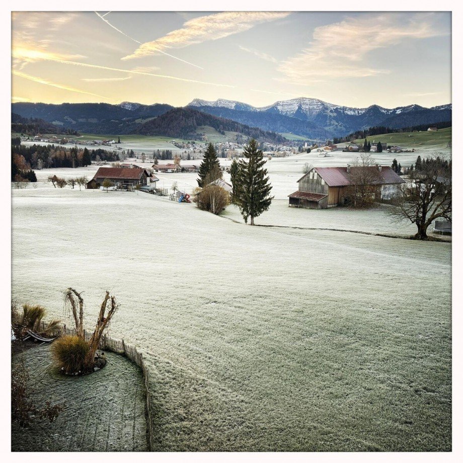 Ausblick Dachgeschosswohnung Oberstaufen