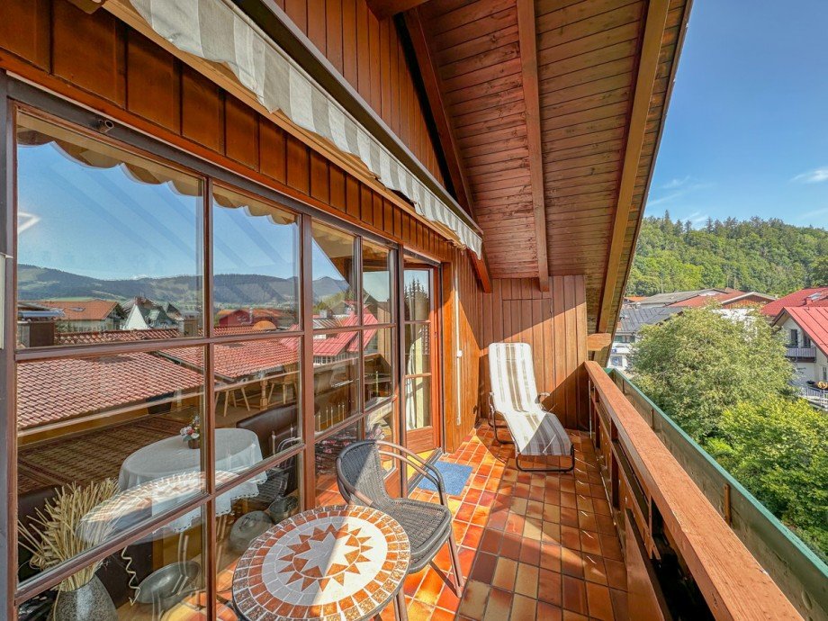 Balkon Dachgeschosswohnung Oberstaufen