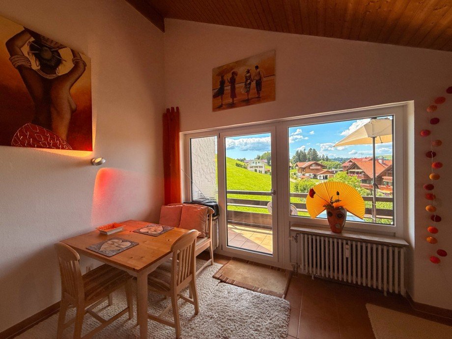 Wohn-Esszimmer Etagenwohnung Oberstaufen / Steibis