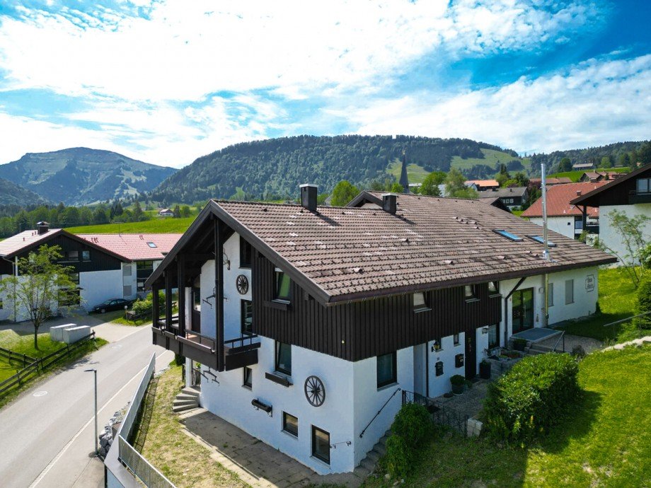 Hausansicht Maisonettewohnung Oberstaufen / Steibis
