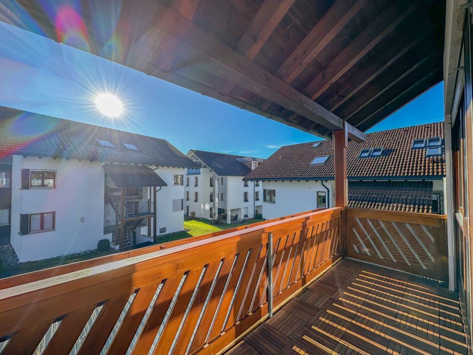 S�d-West Balkon Maisonettewohnung Lindenberg im Allg�u