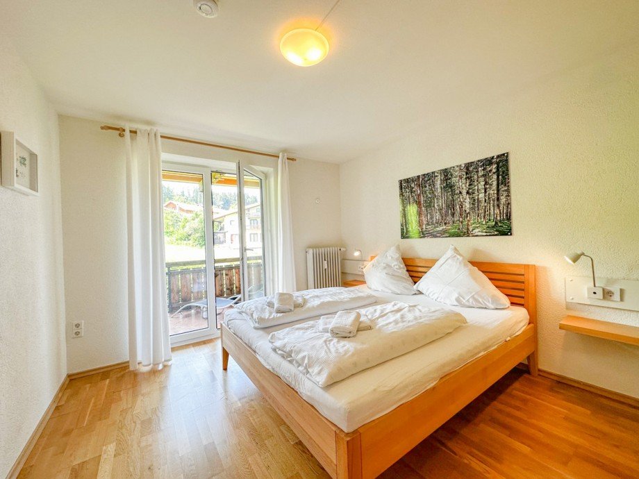 Schlafzimmer 2 Etagenwohnung Oberstaufen / Steibis