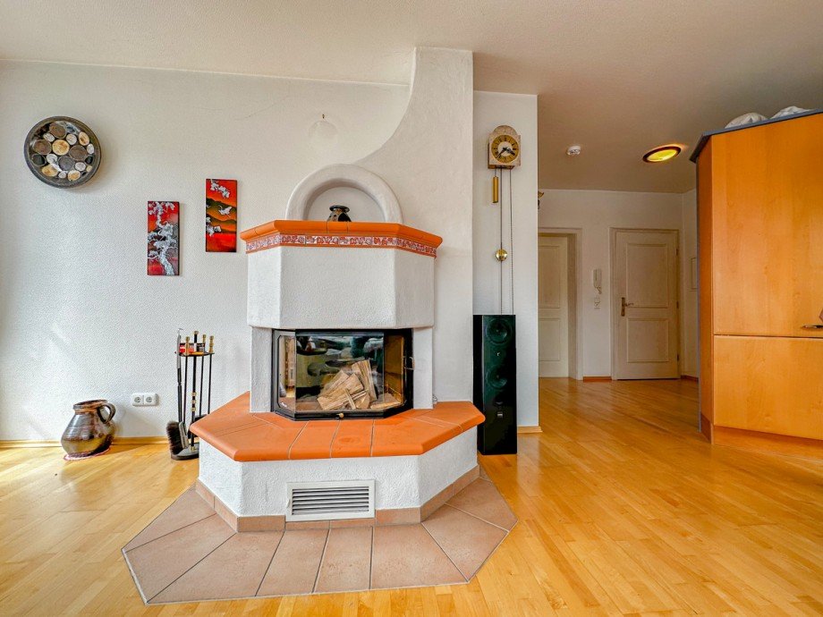 Kaminofen Dachgeschosswohnung Oberstaufen